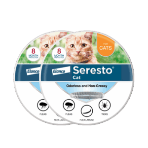 Seresto Flea and Tick Collar for Cats – 8-Month Protection, Non-Greasy & Odorless