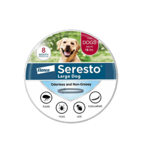 Seresto Flea and Tick Collar for Large Dogs – 8-Month Protection Over 18 lbs
